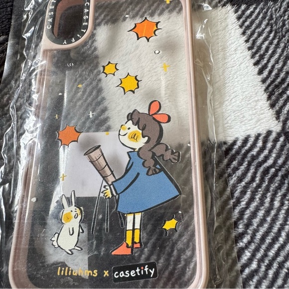 Casetify Pink iPhone XR Case with Cartoon Design - Picture 3 of 4